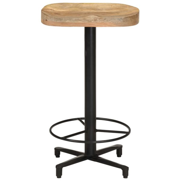 vidaXL Bar Stool Set of 2 Natural wood