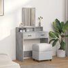 vidaXL Dressing Table Concrete Grey 31.10 x 16.14 x 55.12 in