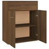 vidaXL Sideboard Brown oak Engineered wood Medium Sideboard