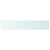 vidaXL Glass Panel Set of 2 Clear Tempered glass 27.6 in x 4.7 in