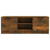 vidaXL TV Cabinet Smoked oak Engineered wood Medium TV Cabinet