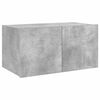 vidaXL TV Wall Cabinet Concrete grey Engineered wood TV Wall Cabinet