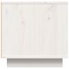 vidaXL TV Cabinet White Solid Pine Wood Medium Storage TV Cabinet