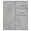 vidaXL Sideboard Concrete grey Engineered wood Medium Sideboard