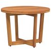 vidaXL Patio Side Table Round &Oslash;21.7x15.7" Solid Wood Acacia