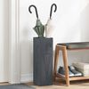 vidaXL Umbrella Stand Anthracite 15.5 x 15.5 x 49 cm Metal