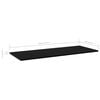 vidaXL Shelf Set of 4 Black Engineered wood Medium Simplistic