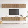 vidaXL TV Cabinet Set of 4 Artisan Oak Engineered Wood