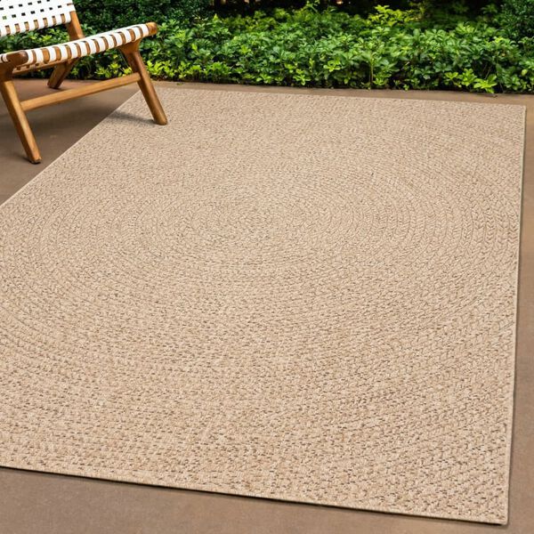 vidaXL Rug Jute Look Polypropylene (100% PP) 39.4x78.7 in