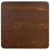 vidaXL Bistro Table Dark Brown MDF 23.6 x 23.6 in Sleek Bistro Table