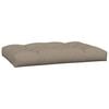 vidaXL Pallet Cushion Set of 5 Taupe 100% polyester