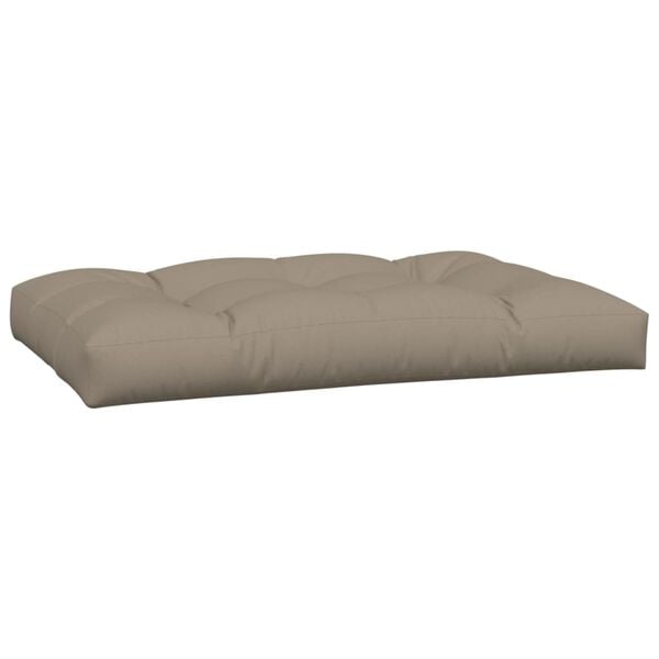 vidaXL Pallet Cushion Set of 5 Taupe 100% polyester
