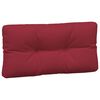 vidaXL Pallet Cushion Set of 3 Wine Red 100% Polyester Large