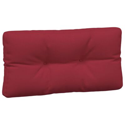 vidaXL Pallet Cushions 3 pcs Wine Red Fabric