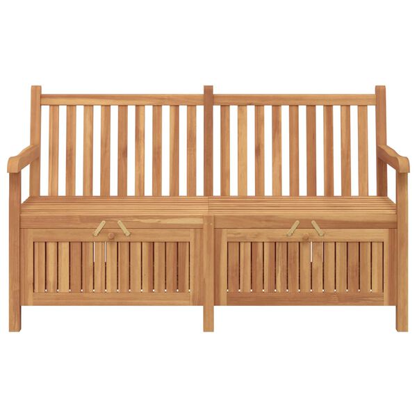 vidaXL Garden Storage Bench Brown 150 x 60 x 90 cm Solid teak wood
