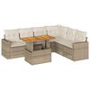 vidaXL Garden Sofa Set Beige