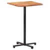 vidaXL Bar Table Natural wood Solid Acacia wood Compact Industrial