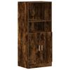 vidaXL Kitchen Cabinet Set Smoked Oak Engineered Wood Medium