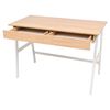 vidaXL Writing Table Oak and White