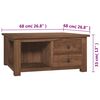 vidaXL Coffee Table Natural Teak