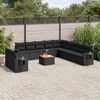 vidaXL Sofa Set Black