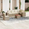 vidaXL Garden Sofa Set Beige