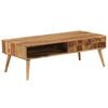 vidaXL Coffee Table Honey finish Solid Acacia wood Compact