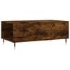 vidaXL Coffee Table Smoked Oak Engineered Wood, Metal Medium