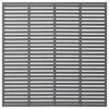 vidaXL Louver Fence WPC 70.9"x70.9" Gray