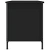 vidaXL Tv Cabinet Black Engineered wood, Iron Medium Tv Cabinet