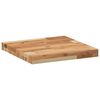 vidaXL Table Top Natural Solid acacia wood 15.7 x 15.7 in Durable