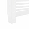 vidaXL Radiator Covers 2 pcs White 44.1"x7.5"x32.1" MDF