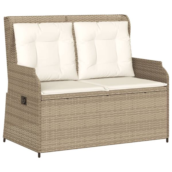 vidaXL Patio Lounge Set Beige, Brown, Cream White