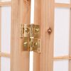 vidaXL Folding 3-Panel Room Divider Japanese Style 47.2"x66.9" Natural