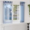 vidaXL Voile Curtains with Grommets 2 pcs Royal Blue
