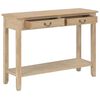 vidaXL Console Table 43.3"x13.7"x31.4" Wood