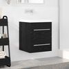 vidaXL Sink Cabinet Black Oak 15.16 x 16.14 x 18.90 in Engineered Wood