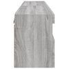 vidaXL TV Wall Cabinet Set of 2 Grey Sonoma Engineered wood Medium