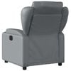 vidaXL Electric Massage Recliner Chair Grey