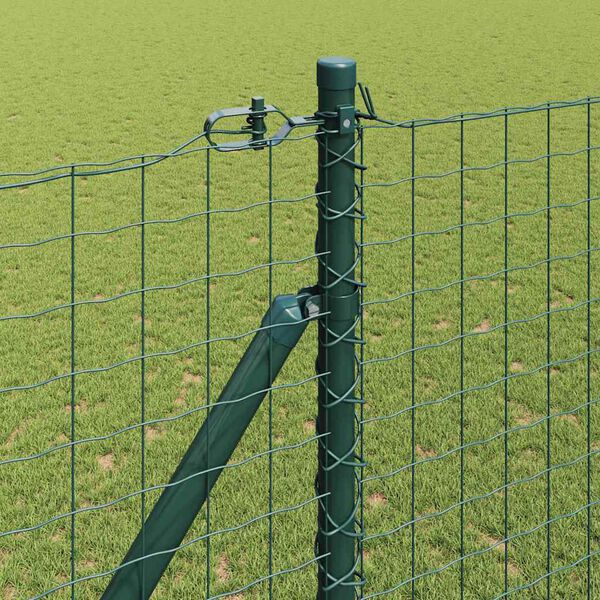 vidaXL Fence Post Other 52 pcs Grey 1.26 x 1.26 x 70.87 in Steel