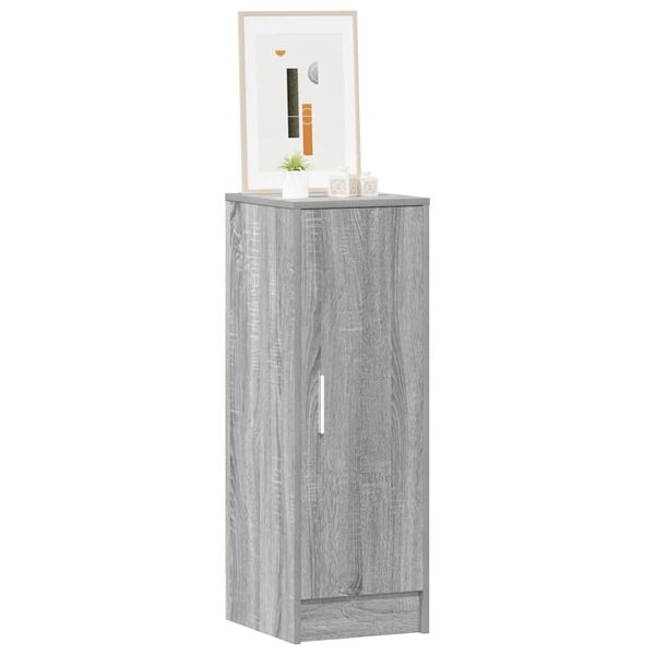 vidaXL Shoe Cabinet Gray Sonoma Engineered wood Medium