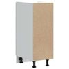 vidaXL Kitchen Base Cabinet White Engineered wood Adjustable Feet