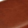 vidaXL Bok Bench Brown and natural Real leather, solid mango wood Medium