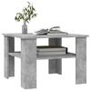 vidaXL Coffee Table Concrete Grey Engineered wood Small Coffee Table