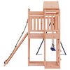 vidaXL Outdoor Playset Natural Wood, Blue Solid Douglas Wood, Polypropylene