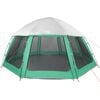 vidaXL Pool Tent with Removable Fly & Mesh Walls Sea Green 200.8x200.8"