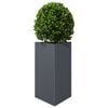 vidaXL Garden Planter Anthracite Steel Medium Planters Garden Planter