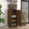 vidaXL Shoe Cabinet Smoked Oak Engineered Wood