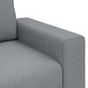 vidaXL Sofa Light Grey 39.37 x 30.31 x 32.28 in Fabric