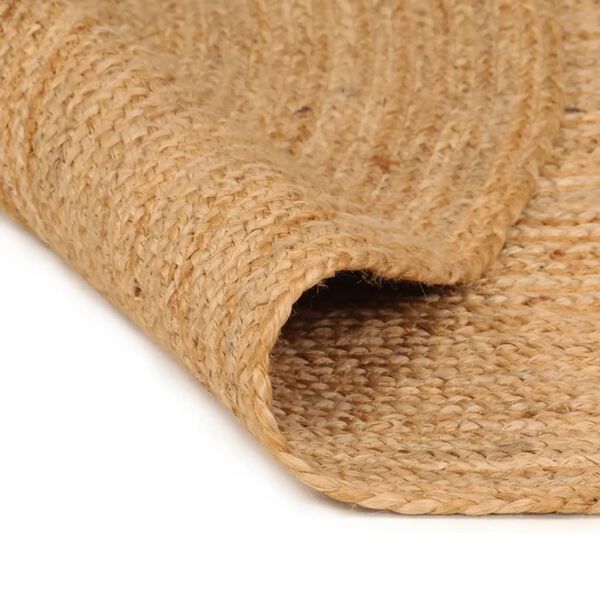 vidaXL Area Rug Natural Jute Tone 100% Jute Large Durable Area Rug